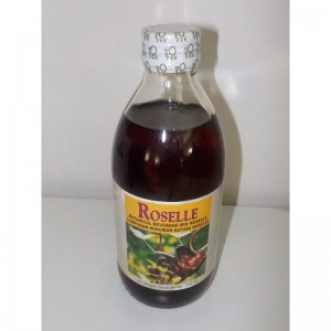 Zumo de Roselle (zumo de Rosa de Jamaica)